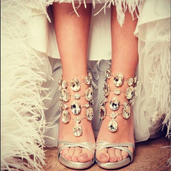 francessco Sacco Shoes - Francesco Sacco hi heel jeweled sandal